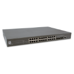 LevelOne GTP-2871 network switch Managed L3 Gigabit Ethernet (10/100/1000) Power over Ethernet (PoE) Grey