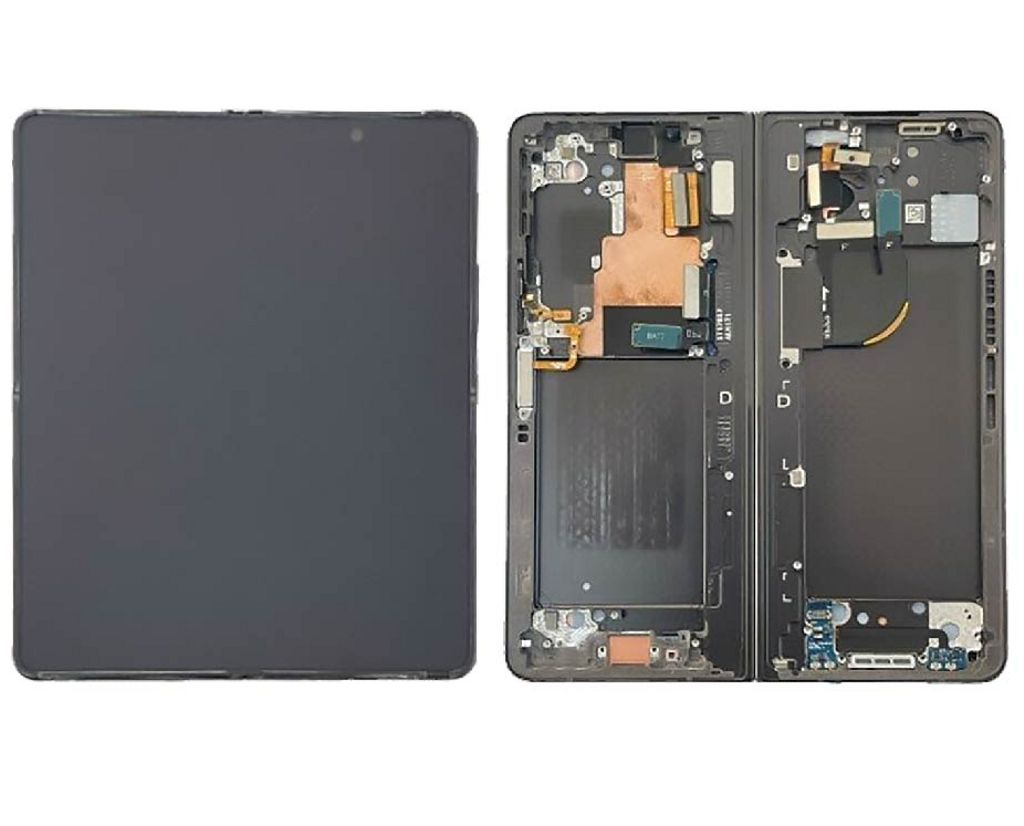 EU Product - SM-F946B Galaxy Z Fold5 5G LCD+Touch+Front cover inner (Grey/Blue) thumbnail