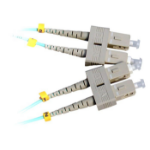 Lanview LVO231476 fibre optic cable 10 m 2x SC OM3 Aqua colour