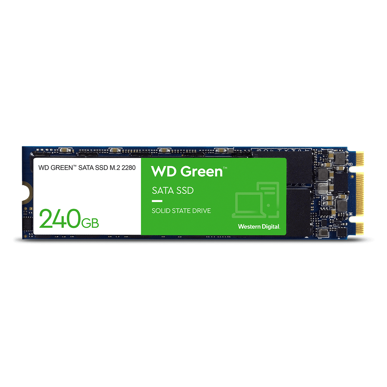 Image of Western Digital Green WDS240G3G0B internal solid state drive 2.5"...