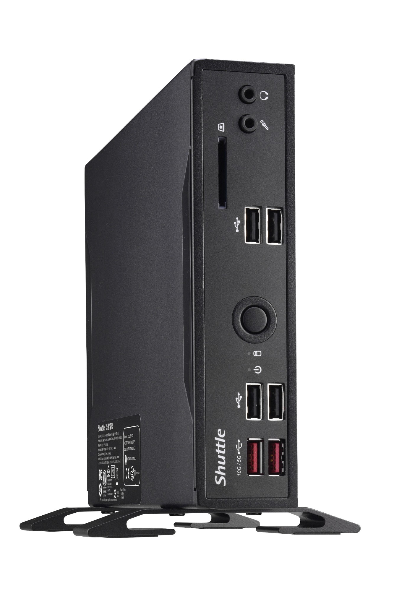Shuttle XPC slim Barebone DS20U7V2, i7-10510U, 2x LAN (1xGbit, 1x 2.5Gbit),1xCOM,1xHDMI,1xDP, fanless, 24/7 permanent operation