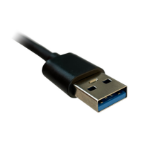 LC-Power LC-HUB-U3-4-V2 interface hub USB 3.2 Gen 1 (3.1 Gen 1) Type-A 5 Mbit/s Black