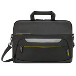 Targus TSS868GL notebook case 43.9 cm (17.3") Messenger case Black, Yellow