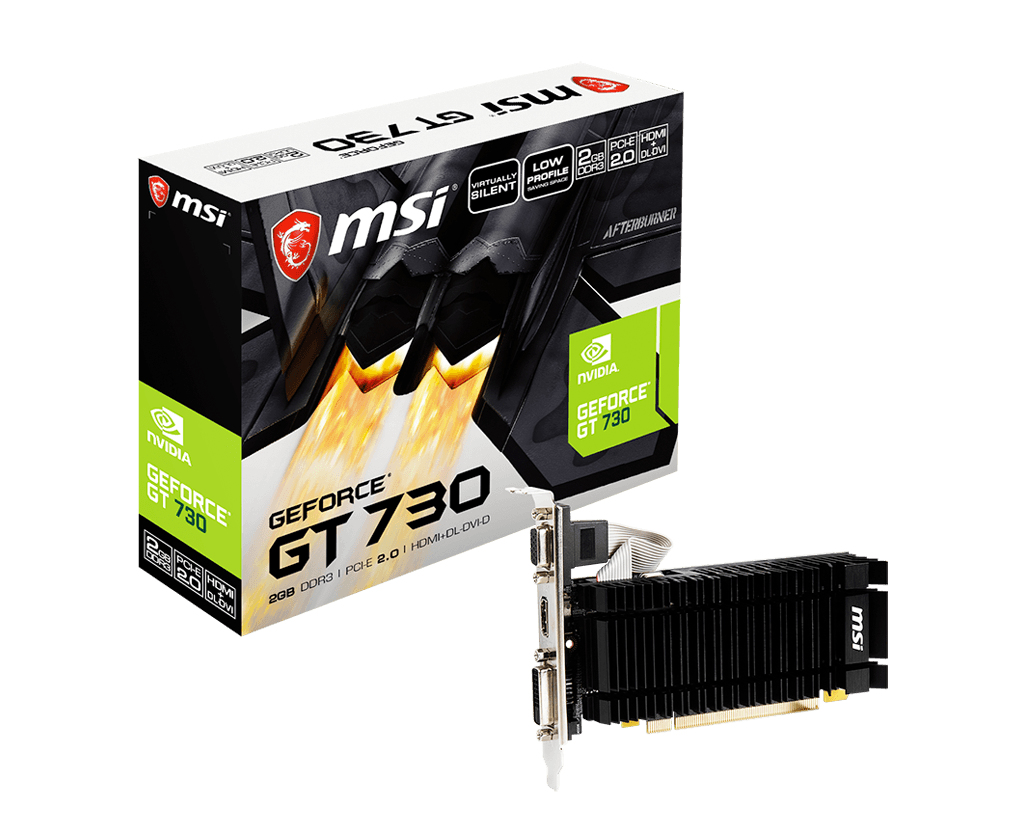 Image of MSI N730K-2GD3H/LPV1 NVIDIA GeForce GT 730 2 GB GDDR3