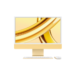 Apple iMac Apple M M3 59.7 cm (23.5") 4480 x 2520 pixels 8 GB 512 GB SSD All-in-One PC macOS Sonoma Wi-Fi 6E (802.11ax) Yellow