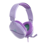 Turtle Beach Recon 70 bedrade multiplatform-gamingheadset, XBOX, PC en PS5 - Lavendel, XBOX Series X|S, XBOX One, PlayStation, PS4, mobiel, ‘flip-to-mute’-microfoon, 40 mm speakers, zachte oorkussens