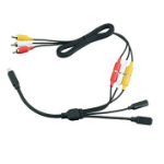 GoPro Cable Combo composite video cable RCA Black