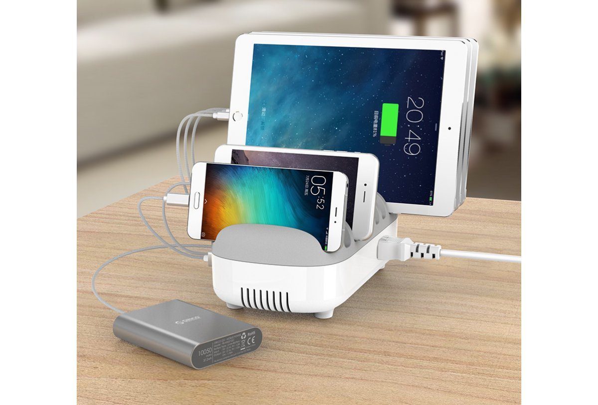 Image of Compulocks 10 Ports USB Charging Dock Station With EU Plug