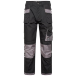 JCB Trade Plus Black/Grey Rip Stop Trouser 34