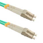 Qoltec 54078 InfiniBand/fibre optic cable 5 m LC OM3 Aqua colour