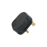 FDL 13 AMP UK MAINS PLUG - BLACK