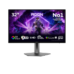AOC AGON PRO AG326UZD2 computer monitor 80 cm (31.5") 3840 x 2160 pixels 4K Ultra HD OLED Black