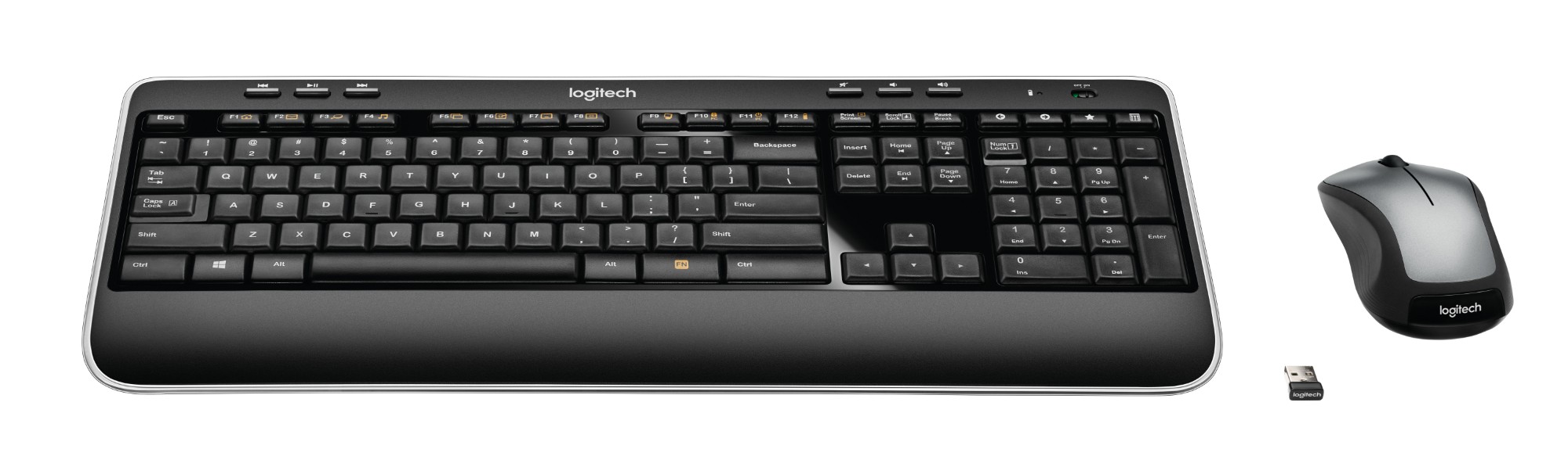 Graf markering afschaffen Logitech Wireless Combo MK520 keyboard RF Wireless English Black