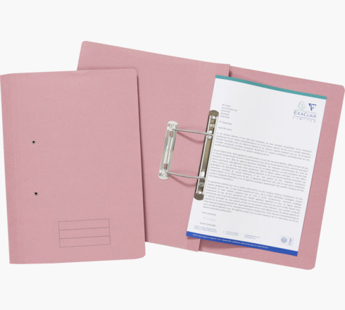 Image of Exacompta TFM-PNKZ folder Manila hemp Pink A4