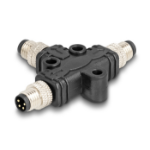 DeLOCK 60574 Kabel splitter/combiner Kabelsplitter Zwart
