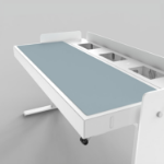 Heckler Design H902-4004 desk pad Linoleum Blue
