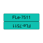 Brother FLE-7511 DirectLabel Label green 45mm x 21mm Pack=72