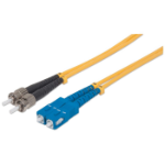 Intellinet 751308 InfiniBand/fibre optic cable 393.7" (10 m) ST SC Yellow