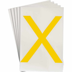 Brady TS-152.40-514-X-YL-20 self-adhesive symbol 20 pc(s) Yellow Letter