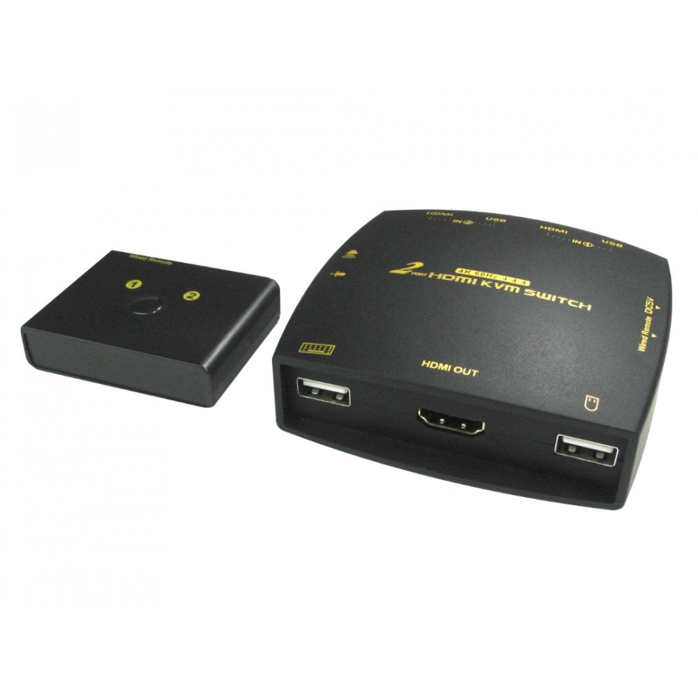 Image of FDL 2 PORT KVM SWITCH FOR HDMI & USB INC. CABLES