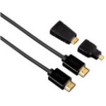 Hama 1.5m HDMI m/m HDMI cable HDMI Type A (Standard) Black