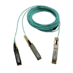 Cornelis Networks 975662 InfiniBand/fibre optic cable 10 m QSFP QSFP-DD AOC Aqua colour