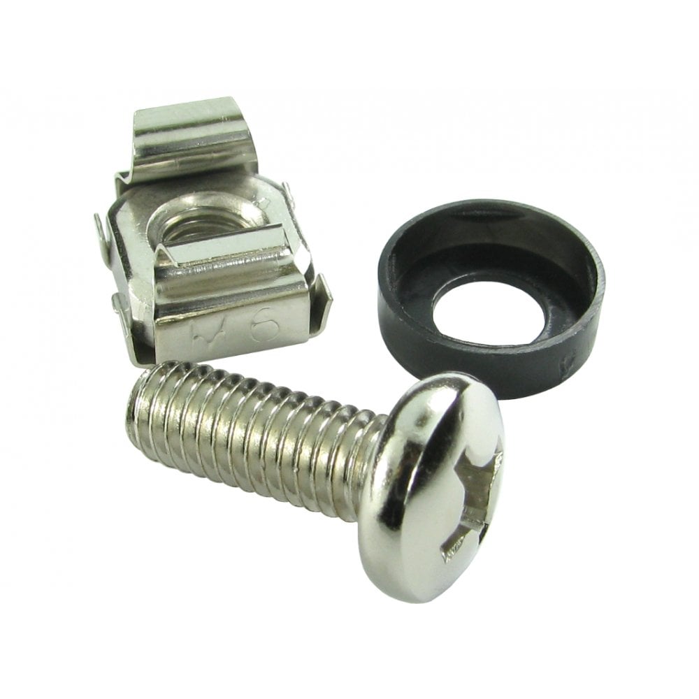 Image of Cables Direct CDL Pack of 50 M6 Cage Nuts Nick