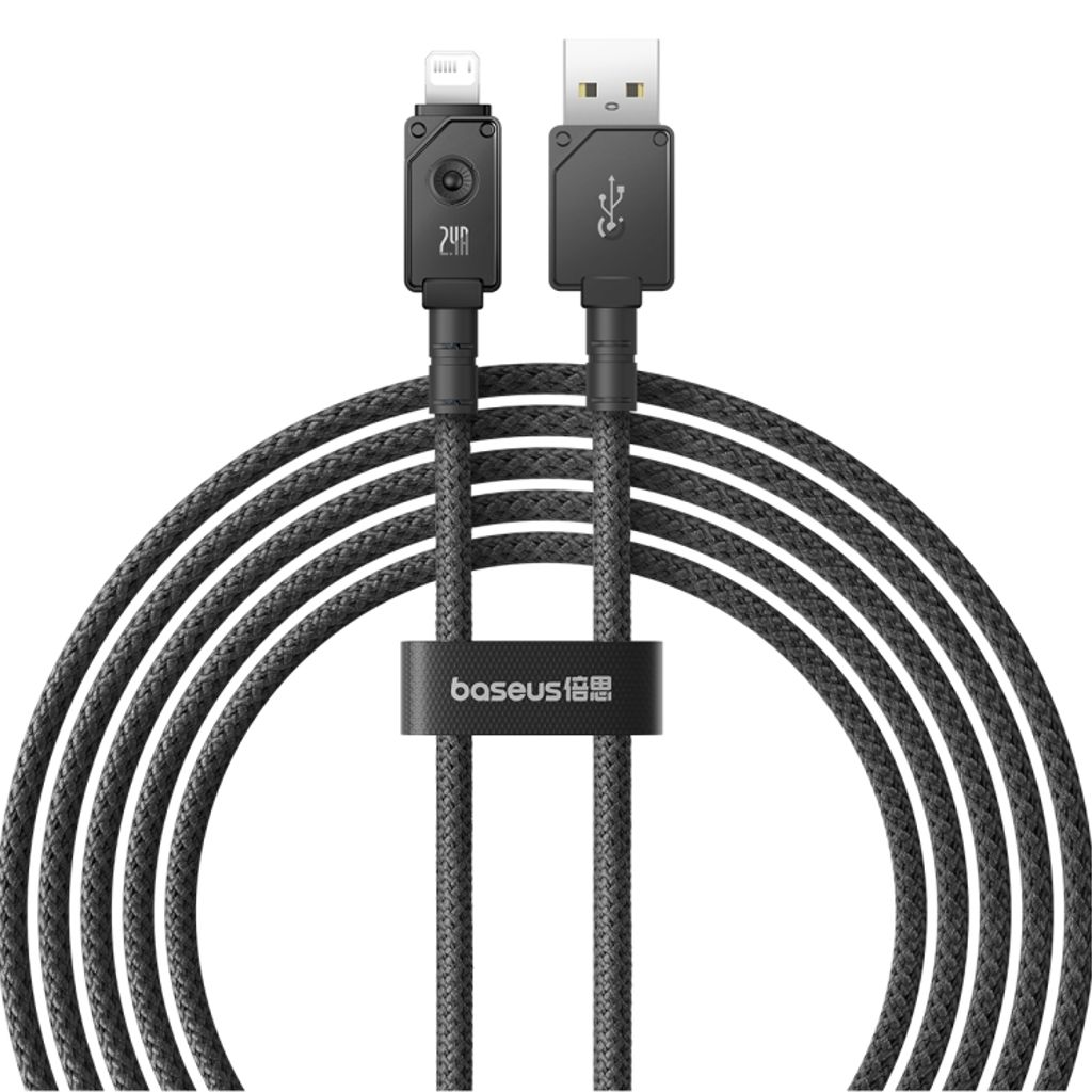 Baseus EU Product - Fast charging cable USB-A to Lightning  480mbps  2m - Black