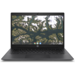 HP Chromebook 14 G6 35.6 cm (14") Touchscreen Full HD Intel® Celeron® N4120 8 GB LPDDR4-SDRAM 64 GB eMMC Wi-Fi 5 (802.11ac) ChromeOS Black