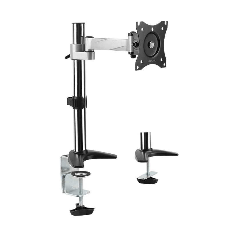 Photos - Mount/Stand LogiLink BP0075 monitor mount / stand 68.6 cm  Black, Stainl (27")