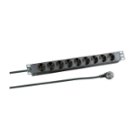 Microconnect CABINETACC23 power distribution unit (PDU) 8 AC outlet(s) 1U Black