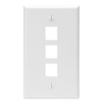 Leviton 41080-3WP wall plate/switch cover White