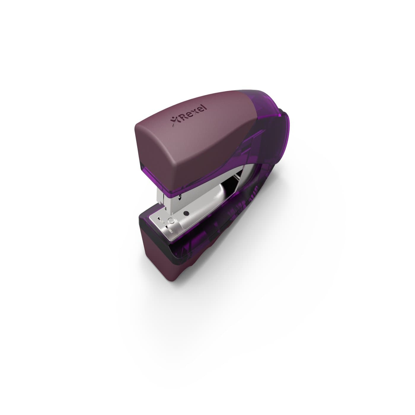Image of Rexel Centor Half Strip Stapler Translucent Purple