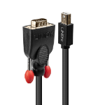 Lindy Mini DisplayPort to VGA Cable 0.5m, black