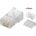 Microconnect KON503-50 wire connector RJ45 Transparent