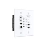 Turtle AV CHAZY 4K Wall Plate TX. HDMI 2.0 4K60 4:4:4 HDR AV over IP Low Latency Transmitter (+ Dante AV-A logo)