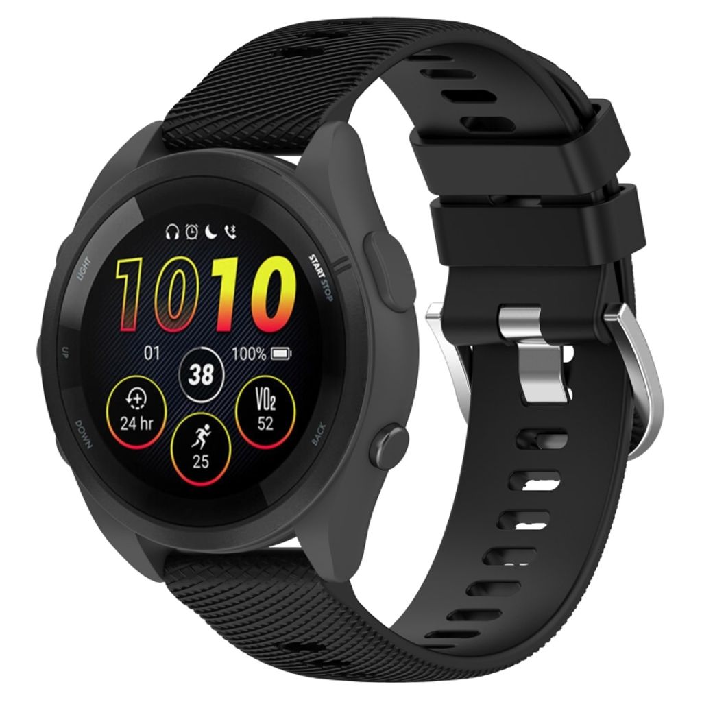 EU Product - Forerunner 265 Silicone Watch Band - Black thumbnail