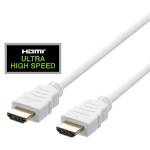 Deltaco HU-30A HDMI cable 3 m HDMI Type A (Standard) White