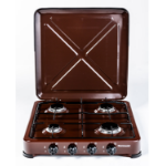 Ravanson K-04BR hob Brown Countertop Gas 4 zone(s)