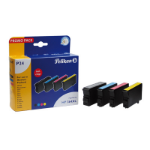 Pelikan 4105882/P24 Ink cartridge multi pack Bk,C,M,Y, 4x727 pages ISO/IEC 19752 20ml 1 x 20 ml + 3 x 13 ml Pack=4 (replaces HP 364 364XL) for HP PhotoSmart B 110/C 309/D 5460/Plus/Premium