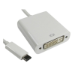 FDL 0.15M USB TYPE C TO DVI ADAPTOR CABLE (M-F)