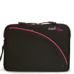 Mobile Edge Ultra Portable Netbook Sleeve 8.9" - Black / Pink 8.9" Sleeve case