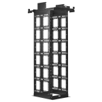 Tripp Lite SR2POSTDP24HD rack cabinet 45U Freestanding rack Black