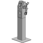 Ergonomic Solutions SpcePole Mini Kiosk