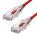 ProXtend Ultra Slim CAT6A U/UTP CU LSZH Ethernet Cable Red 20CM