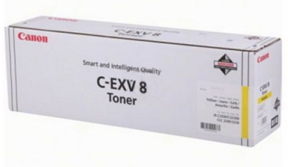 Canon 7626A002/C-EXV8 Toner yellow, 25K pages/5% 470 grams for Canon CLC 3200