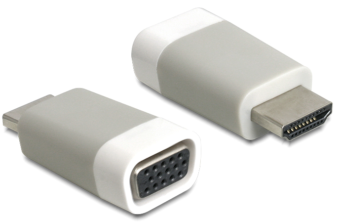 Image of DeLOCK 65472 cable gender changer HDMI-A VGA White