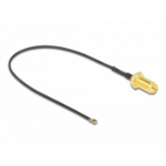 DeLOCK 12656 coaxial cable 0.2 m RP-SMA MHF 4L LK Black