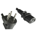 Microconnect PE010418ISRAEL power cable Black 1.8 m Power plug type H C13 coupler