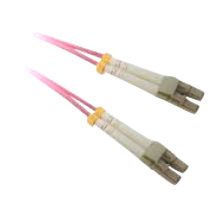 Image of Lanview LVO231810 fibre optic cable 1 m 2x LC OM4 Purple